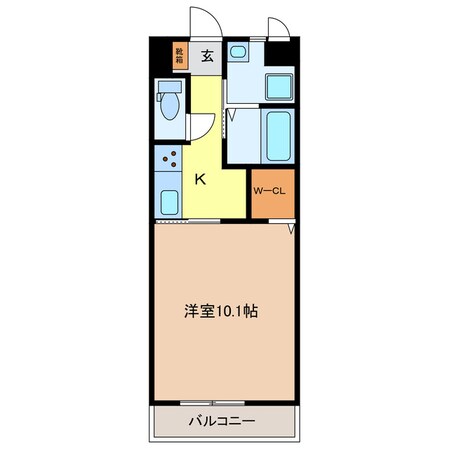 阿倉川駅 徒歩7分 1階の物件間取画像